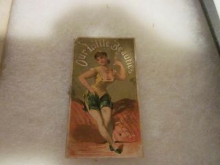 Our Little Beauties Allen & Ginter Tobacco Card