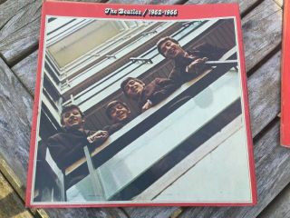 The Beatles - 1962 - 1966 - Red Album - Pcsp 717 - 1st Press - 1973 Uk Vinyl 2lp