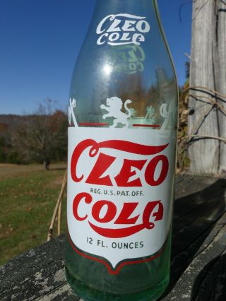 Acl Soda Bottle Cleo Cola Cleo Vess St Joseph Missouri