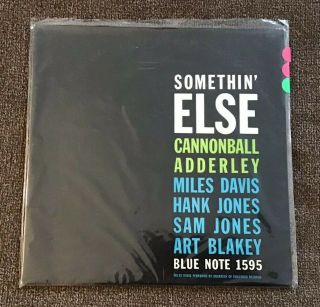 Lp Somethin’ Else Mono Rvg Adderley Miles Davis Blue Note Microgroove