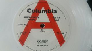 PINK FLOYD Arnold Layne Demo reissue single white vinyl 7