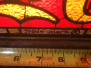 Vintage Enjoy Coca - Cola Light Sign Plastic Stained Glass 4