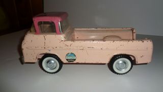 Vintage Nylint Ford Pressed Steel Toy Kennel Truck Vintage 1960 
