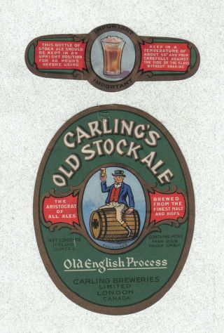 Beer Label - Canada - Carling 