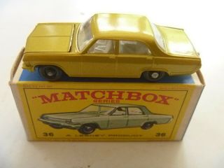 Vintage Lesney Matchbox Boxed Opel Diplomat