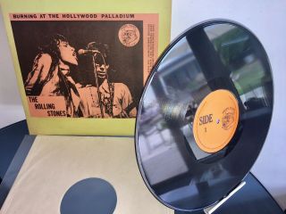 The Rolling Stones - Burning Hollywood Palladium Rare Tmoq Vinyl Stunning