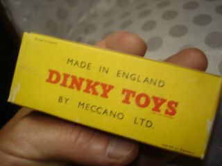 Dinky Toys 107 Sunbeam Alpine Sports Box Only 5