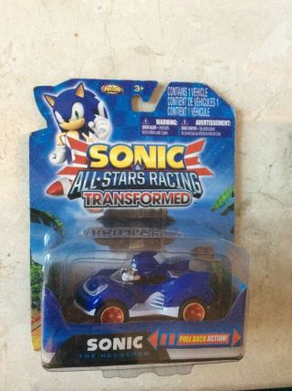 Sonic The Hedgehog Sart Pull Back Vehicle Nkok New/sealed