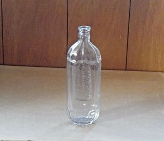 Vintage Dr.  Peter Fahrney Sons Co Chicago ILL Clear Glass Bottle Embossed 10 