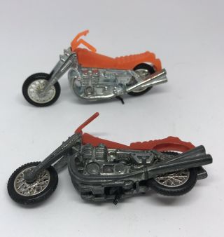 2 Mattel Hot Wheels Rrrumblers Road Hog Motorcycles Rumblers No Riders