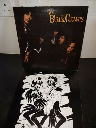 The Black Crowes Shake Your Money Maker Uk Vinyl Lp A2 B1 Plus Cd Cond