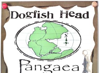 Rare Dogfish Head Pangaea Ale Print/poster W/opener & Caps