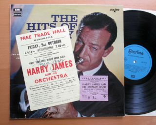 The Hits Of Harry James Lp,  Autograph Flyer,  Concert Ticket Etc Near