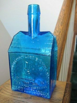 Clevenger Azure Blue Booze Baltimore Maryland Cabin Bottle