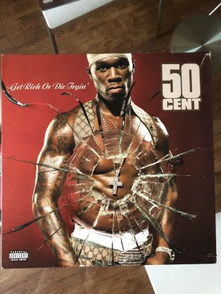 50 Cent Get Rich Or Die Trying Record Vinyl 2003 Vg Pressing