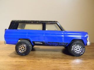 Rare Vintage Blue Two Tone Tonka Jeep Cherokee Ch 1960 