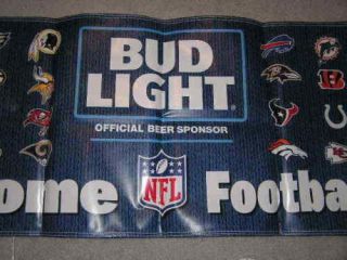 Bud Light Beer Nfl Football In - Outdoor Banner Flag Packers Vikings Cowboys