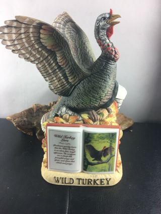 Wild Turkey Lore Series 2 4 1982 Handcrafted Porcelain Decanter