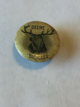 Deere Bicycles Vintage Lapel Pin 1890 