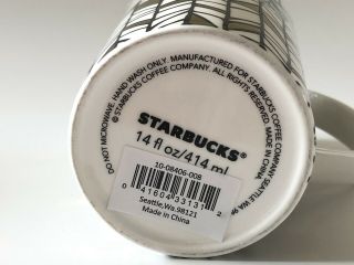 Starbucks Holiday 2018 Geometric Metallic Gold Ceramic Lidded Travel Mug NWT 3