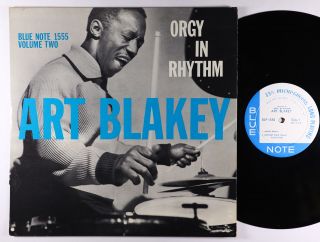 Art Blakey - Orgy In Rhythm Vol.  2 Lp - Blue Note Mono Dg Rvg Ear 47 W 63rd Vg,