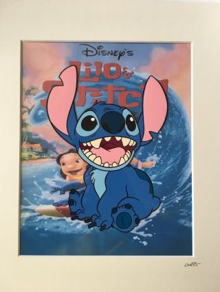 Disney - Lilo And Stitch - Stitch - Hand Drawn & Hand Painted Cel