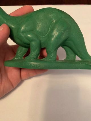 Sinclair Dinoland Brontosaurus Wax Plastic Mold - a - Rama 60s 70s Souvenir Toy 2