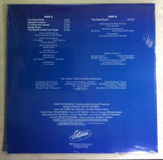 Day of the Dead OST LP George Romero Horror Soundtrack Vinyl 2