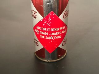 1960 ' s Diamond Harlequin Coca Cola Tin Steel Coke Can Table Lighter - Japan 3