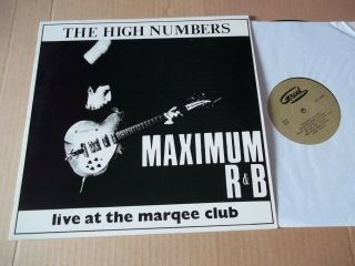 The Who - Maximum R&b Live At The Marquee (1964) Rare Live Lp Not Tmoq Nm