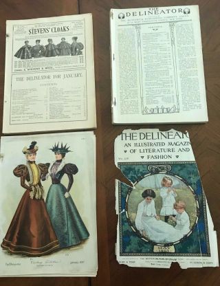 Delineator,  Jan 1897 & May 1903 (2) Women 