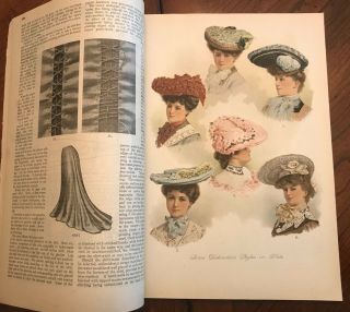 Delineator,  Jan 1897 & May 1903 (2) Women ' s Fashion,  Great Graphics,  Butterick 8