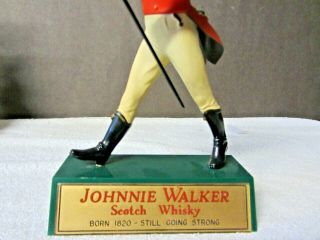 Vintage Johnnie Walker Scotch Whiskey Advertising Figurine Made in England 8 1/2 6