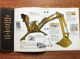 Vintage Ware Hydro - Trenchers Attachment for Caterpillar Brochure Digger 4