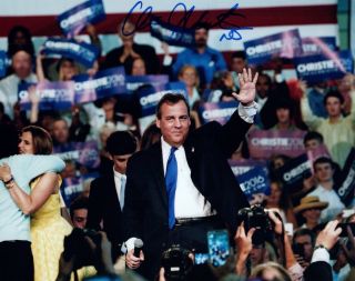 Chris Christie Signed Autographed 8x10 Photo Governor Of Jersey