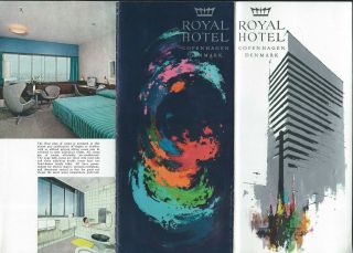 Royal Hotel Copenhagen Denmark – Vintage Travel Brochure