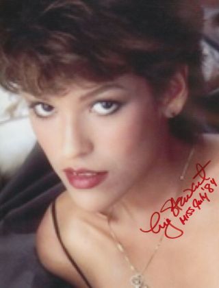 Liz Stewart Signed 8x10 Photo July 1984 Playboy Playmate Autographed Month Model