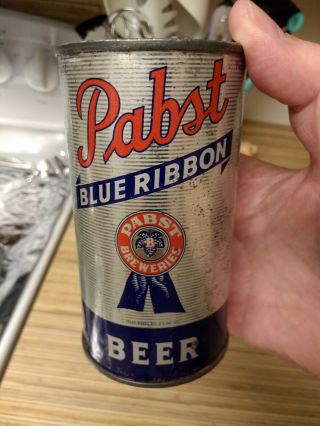 Pabst Blue Ribbon Beer Flat Top Can,  Milwaukee,  Wisconsin,  111 - 21
