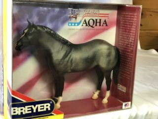 Breyer model horse 1160 Blue Roan American QH,  traditional scale,  NIB 2