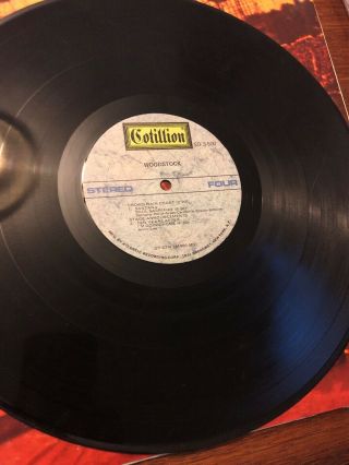 Woodstock Festival - 3 Vinyl Album LP Record Set - Cotillion - SD 3 - 500 - LP 8