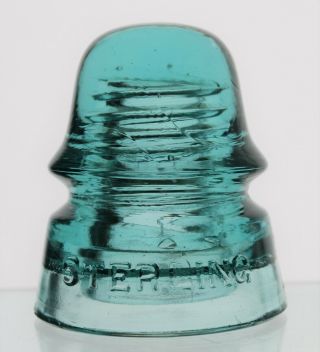 Aqua Cd 160 Sterling £ Baby Signal Glass Insulator