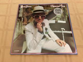 Elton John Greatest Hits Volumes One And Two Lp Vinyl Record Album