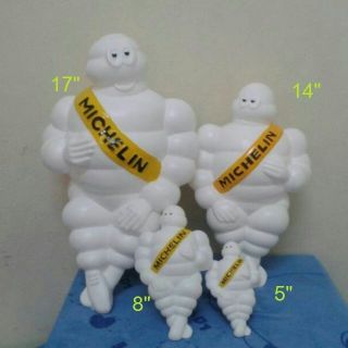 2x 5 " Limited Vintage Michelin Man Doll Figure Bibendum Advertise Tire