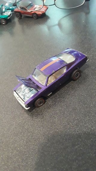 1967 Mattel Hot Wheels Custom Barracuda,  Purple,  (good?)
