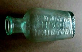 Antique Dr.  D.  Jayne ' s Hair Tonic Bottle 4