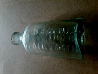 Antique Dr.  D.  Jayne ' s Hair Tonic Bottle 5