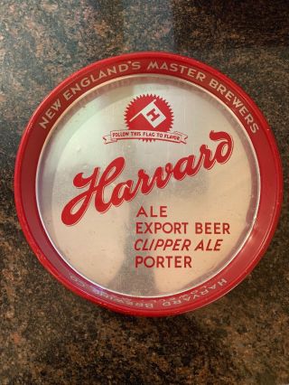 Harvard Ale Export Beer Porter 13 " Serving Tray Lowell Massachusetts Mass 1940 