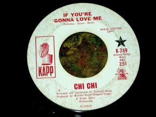 1966 Northern Soul 45 Chi Chi " If You 