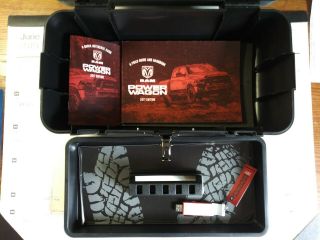 2017 Dodge Ram Power Wagon Tool Box With Press Kit And Vinal Bag,