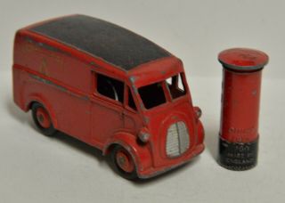 Meccano England Dinky Toys 260 Royal Mail Van & 760 Mail Box 1955 - 61 3